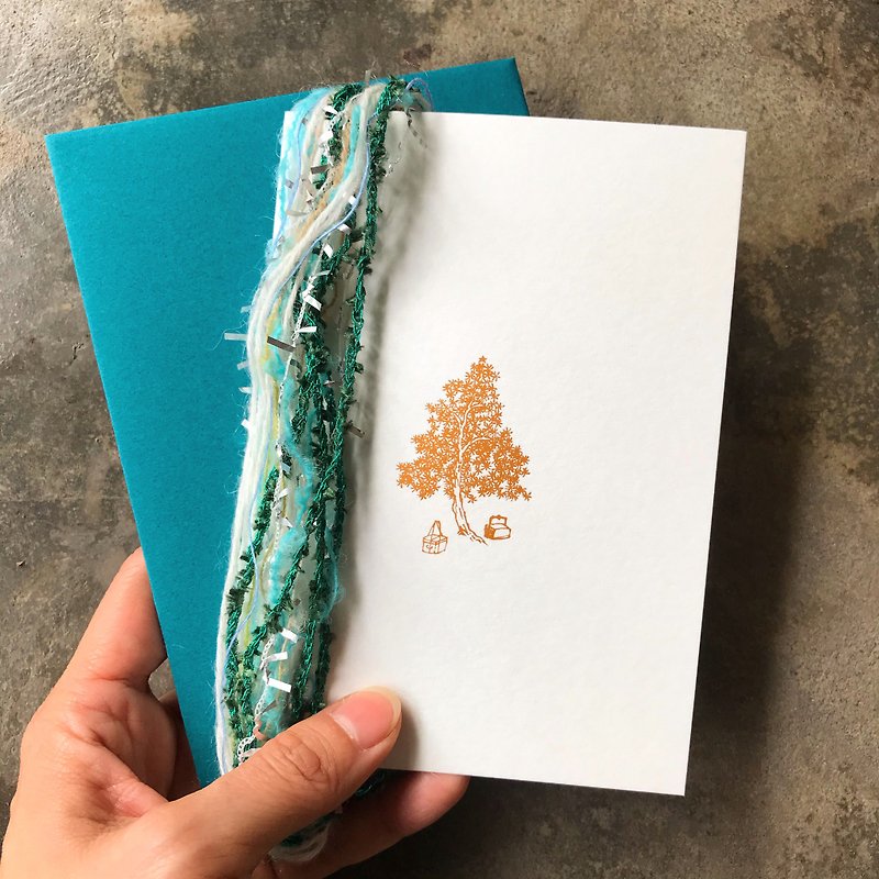 カード/クリスマス/ネクタイリボンカスタムカード - カード・はがき - 紙 ホワイト