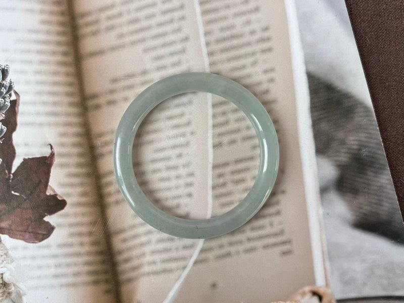 sky blue jade bracelet - Bracelets - Jade Green