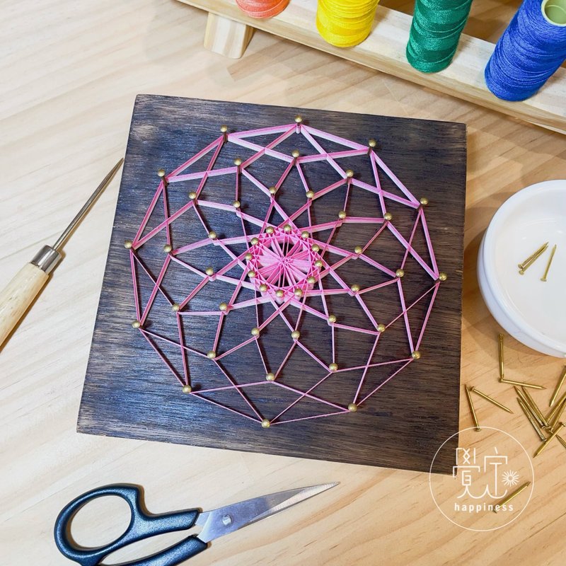 Stringart 藝術作品 - 擺飾/家飾品 - 其他材質 多色
