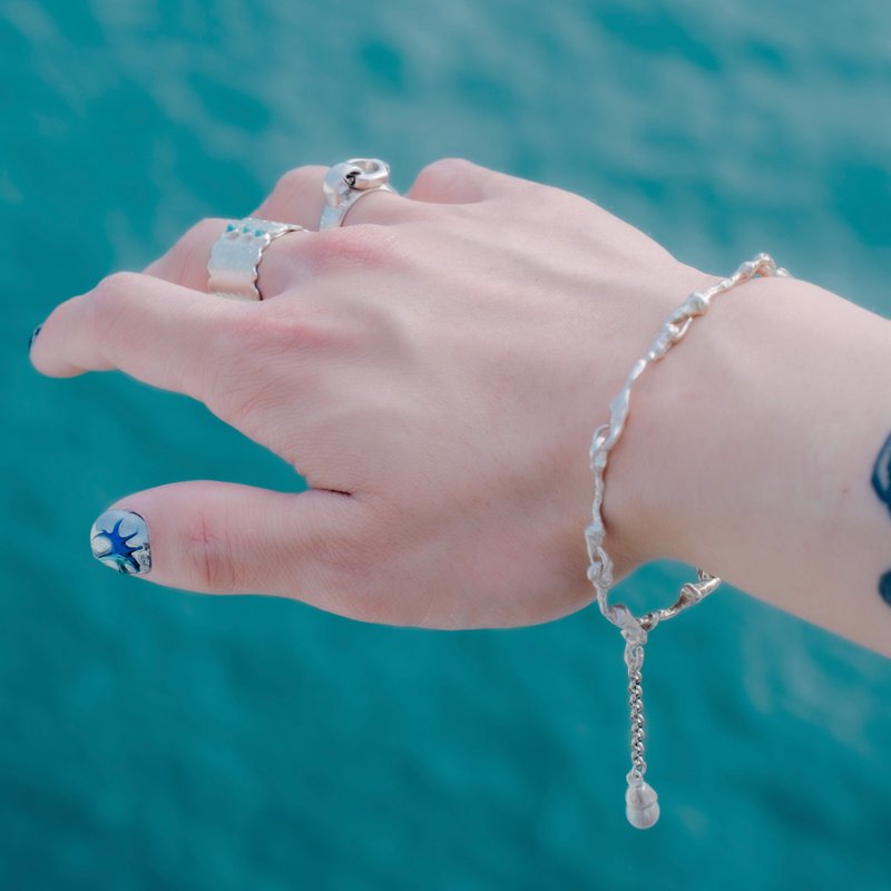 VORTEX bracelet - 手鍊/手環 - 銀 