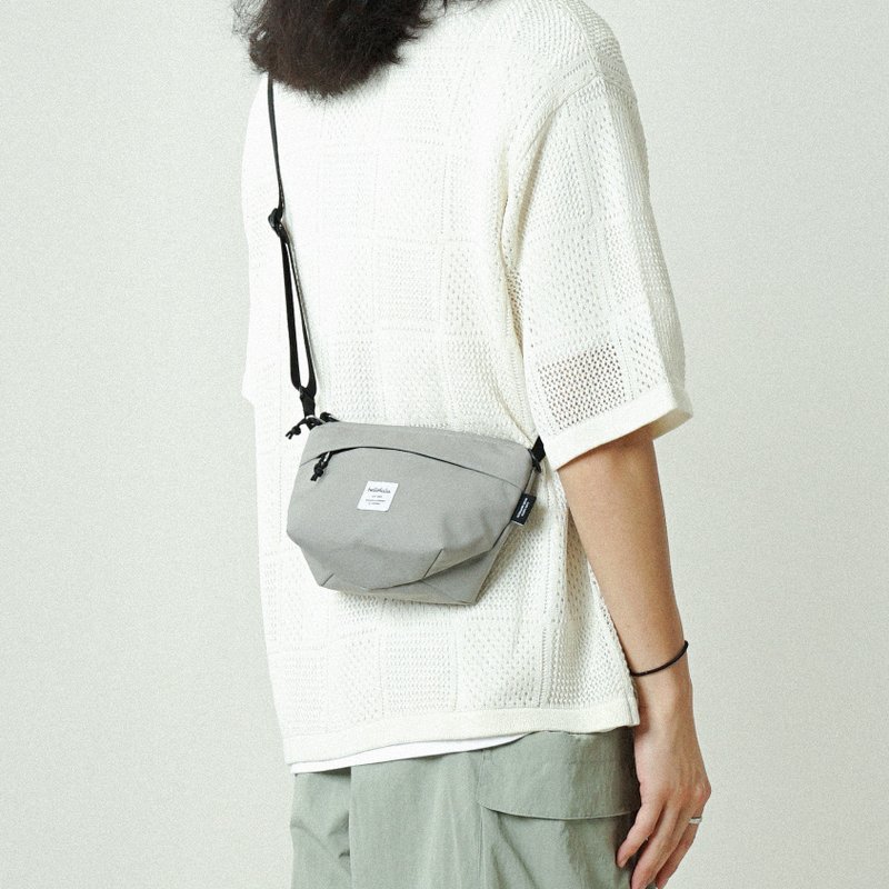 LUNA Mini Shoulder Bag Crossbody Bag - Messenger Bags & Sling Bags - Eco-Friendly Materials Gray