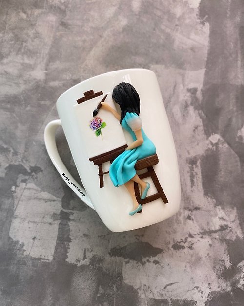 Art_Molds Artist Mug, Artist Coffee Mug, Gift for Artist, Artist Gift