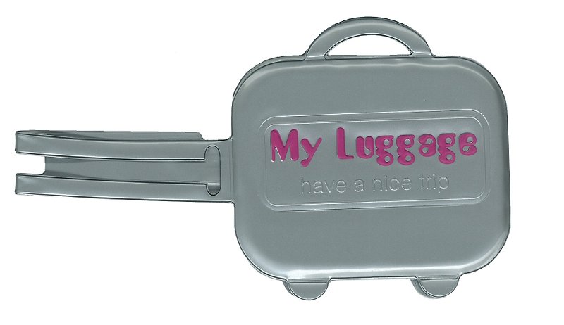 Alfalfa My luggage Luggage tag(Grey) - อื่นๆ - พลาสติก 