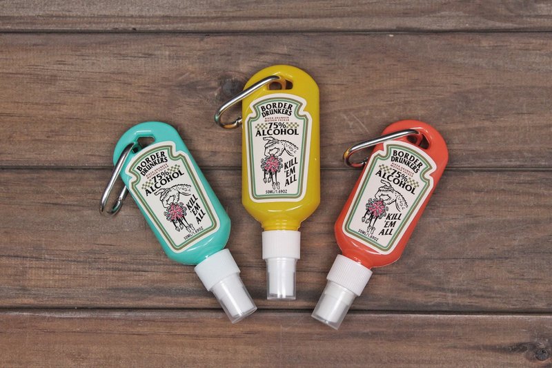 【METALIZE】BORDER DRUNKER epidemic prevention alcohol spray bottle - อื่นๆ - พลาสติก 