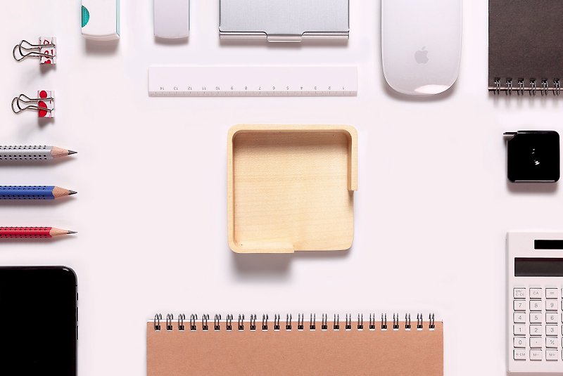 OFILM Square Note Paper Box - กระดาษโน้ต - ไม้ 