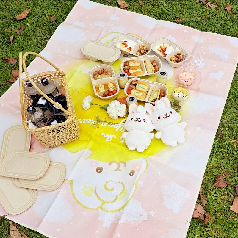 Fast Shipping Gifts│Picnic Mats Universal Mats Picnic Camping Waterproof │ Carry Bags - ชุดเดินป่า - พลาสติก สึชมพู