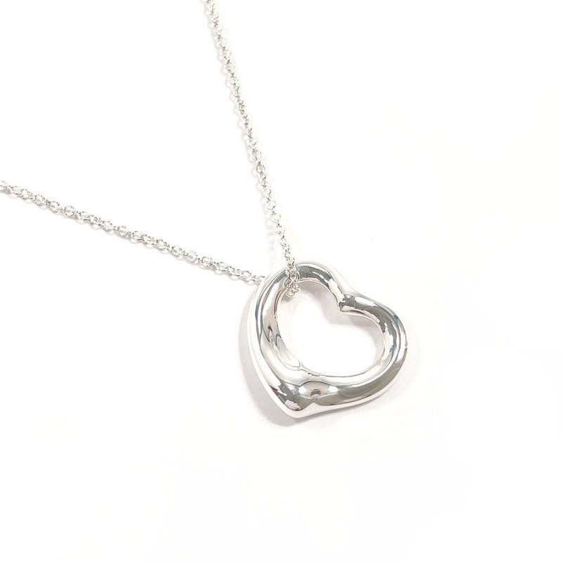 【日本直送 中古美品】ティファニー TIFFANY&Co. ネックレス オープンハート エルサペレッティ シルバー925 アクセサリー - 項鍊 - 純銀 銀色