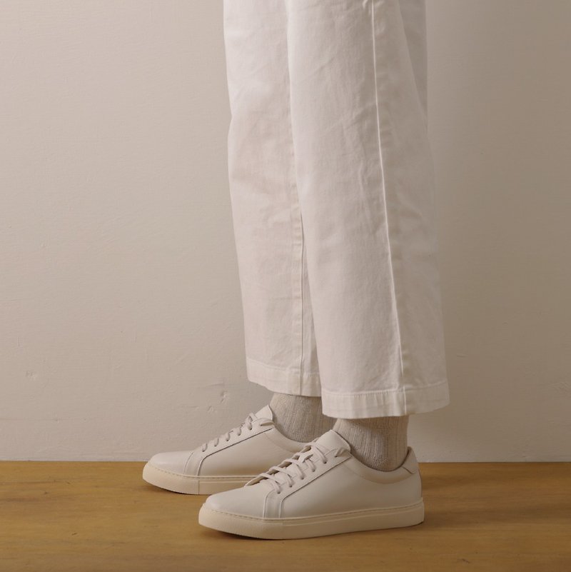 Sneakers   white - รองเท้าวิ่งผู้หญิง - หนังแท้ ขาว