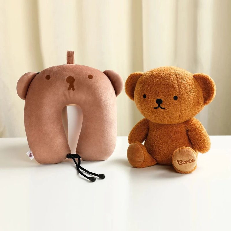 VIPO x MIFFY 波里斯熊收納頸枕 - 頸枕/午睡枕 - 聚酯纖維 咖啡色