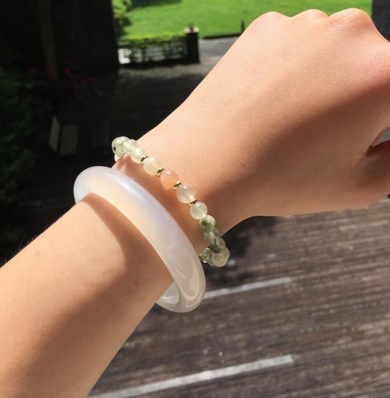 Ore Bracelet/Moonlight Grape - สร้อยข้อมือ - คริสตัล 