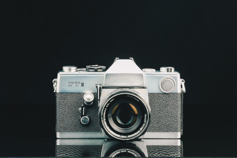 PETRI FT II+55mm F=1.8 #9302 #135底片相機 - 相機/拍立得/底片相機 - 其他金屬 黑色