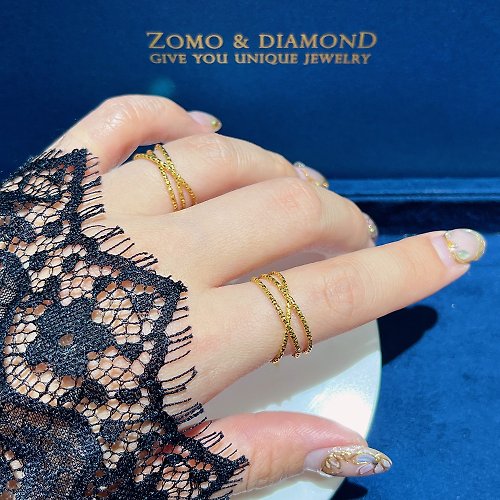 ZOMO & Diamond 琢磨鑽戒珠寶｜GIA天然鑽石｜GIA培育鑽石｜珠寶設計 玩賞級珠寶 | 極細層次三環戒指 | 洗手免摘
