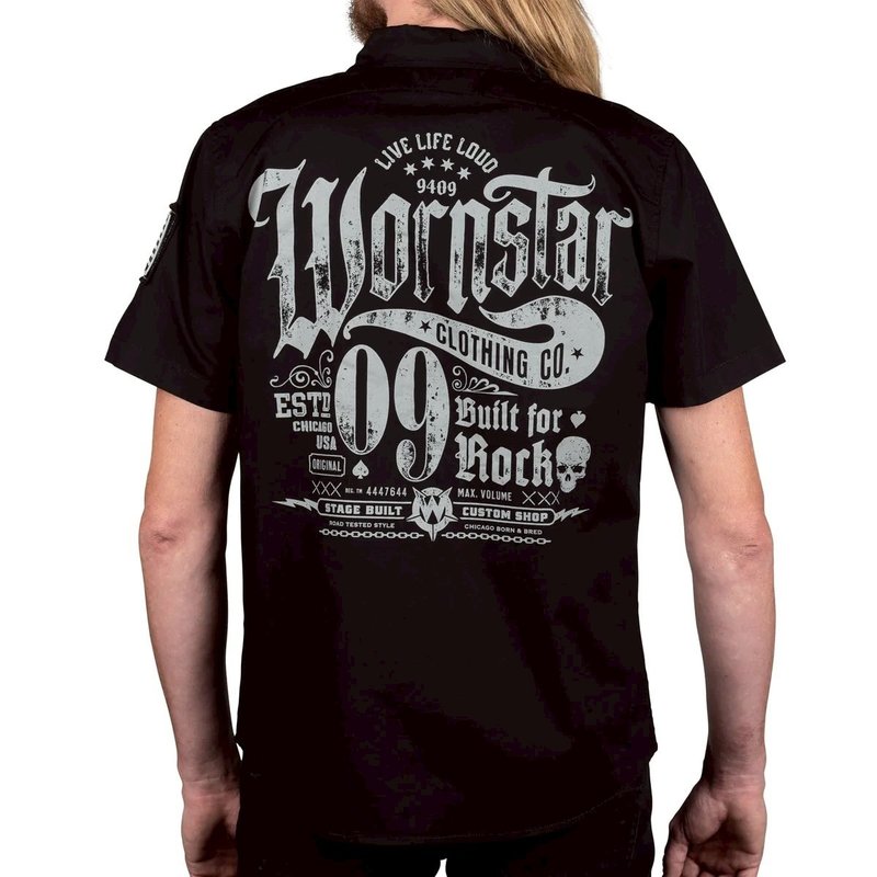 Hardtail  work shirt - Men's Shirts - Cotton & Hemp Black