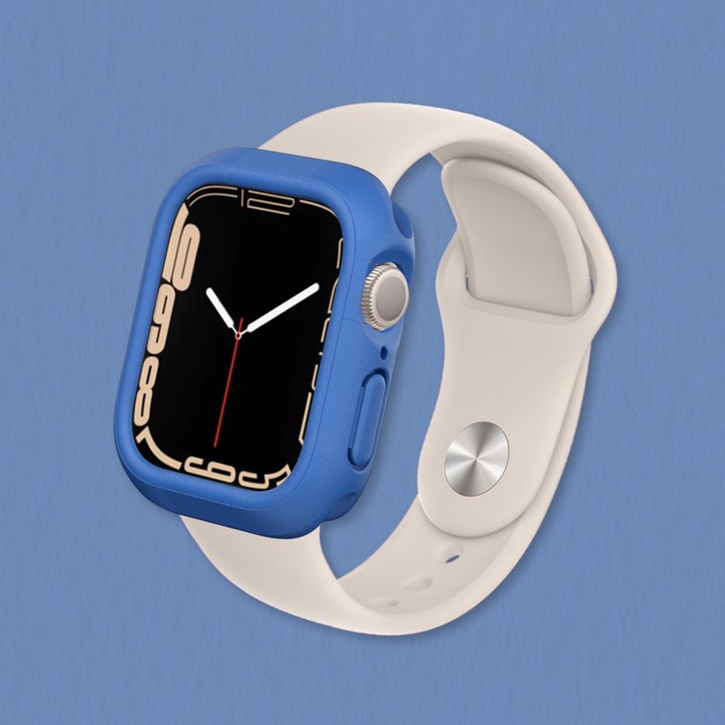 Apple Watch SE3/9/8/SE2/7/6/SE/5/4 邊框保護殼-鈷藍 - 科技小物 - 其他材質 藍色
