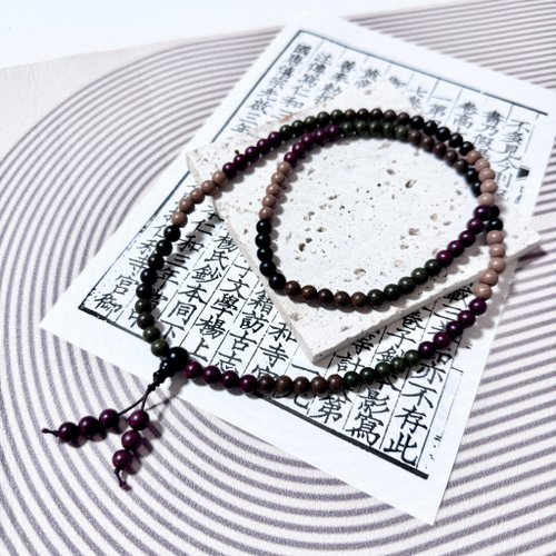 108珠 五行漢方合香珠ブレスレット / 開運招福 / 癒し / 母の日ギフト