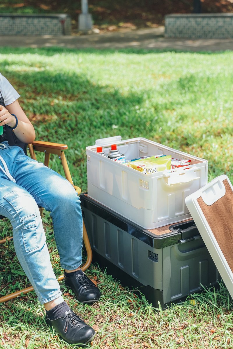 HaoO camping storage box - Camping Gear & Picnic Sets - Other Materials White