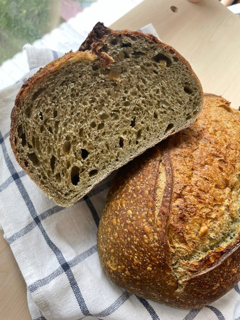 |全麥魯邦| 烏龍栗香大酸種 Oolong&Chestnut Big Sourdough - 蛋糕/甜點 - 其他材質 