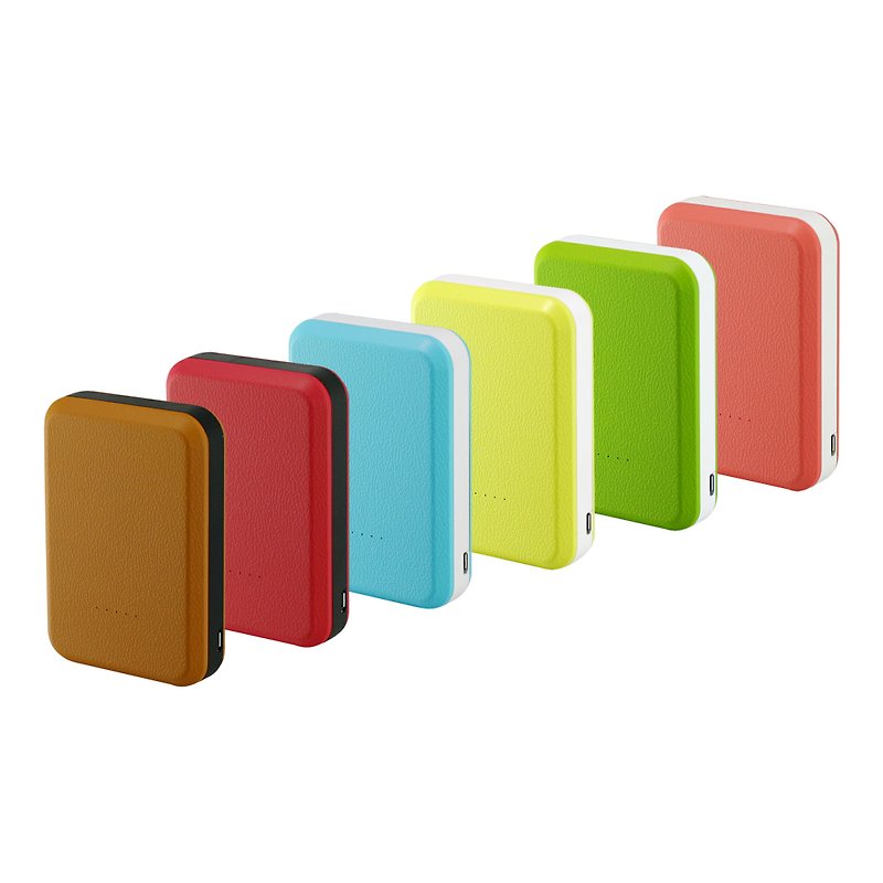 [Choose one of three gifts] ENABLE EZ 7800 Quick Charge Power Bank Leather Styling - Chargers & Cables - Plastic Multicolor