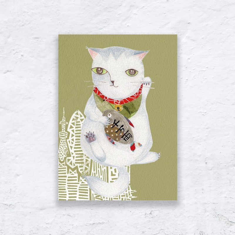 Postcard/Thank You Card/Universal Card | Cat Occupation Imagination Series - Cards & Postcards - Paper 