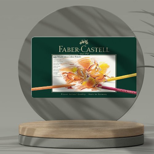 文聚 .Faber-Castell藝術家級油性色鉛筆－60色鐵盒裝(原廠正貨)