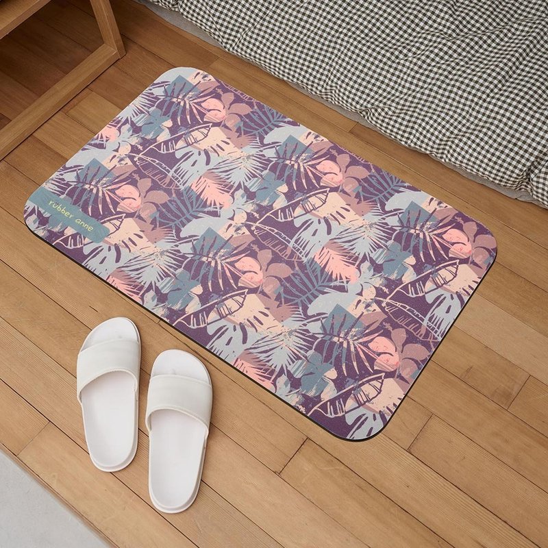 【rubber anne】Soft diatomaceous soil absorbent floor mat for green garden (60cm x 40cm) - Rugs & Floor Mats - Polyester 