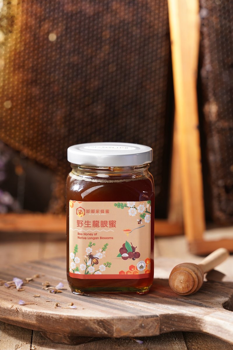 【Dudujia Honey】Ripe Honey | Wild Longan Honey 385g - Honey & Brown Sugar - Fresh Ingredients Orange