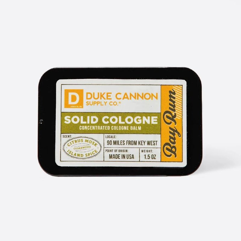 Duke Cannon 月桂蘭姆有機固態古龍水 - 香水/香膏 - 植物．花 白色