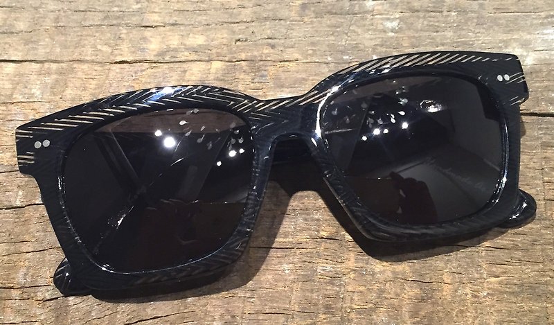 Absolute Vintage - Wellington Street 威靈頓街 復古方型粗框眼鏡 - Black 黑色 - 眼鏡/眼鏡框 - 塑膠 