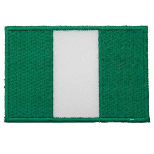 A-ONE 奈及利亞 國旗 熱燙徽章 熨燙刺繡章 熨斗貼紙 布藝袖標 Flag Pat