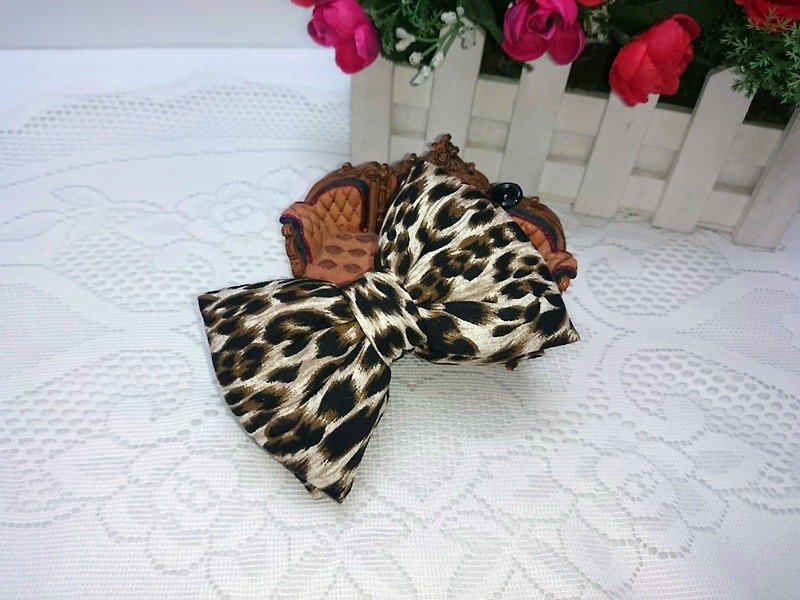 Leopard Print Banana Clip Ponytail Clip - Hair Accessories - Other Materials 