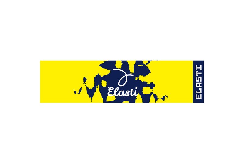 【ELASTI】時尚運動毛巾-風暴特區 - 運動配件 - 聚酯纖維 黃色