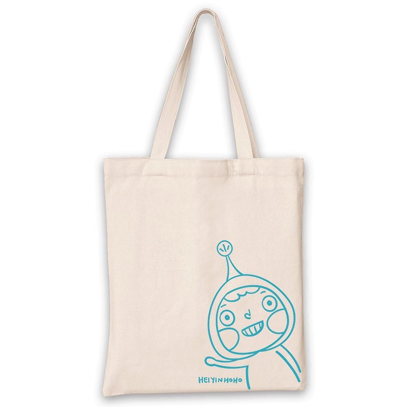 Blue LamHo Wave Tote Bag - Messenger Bags & Sling Bags - Cotton & Hemp Pink