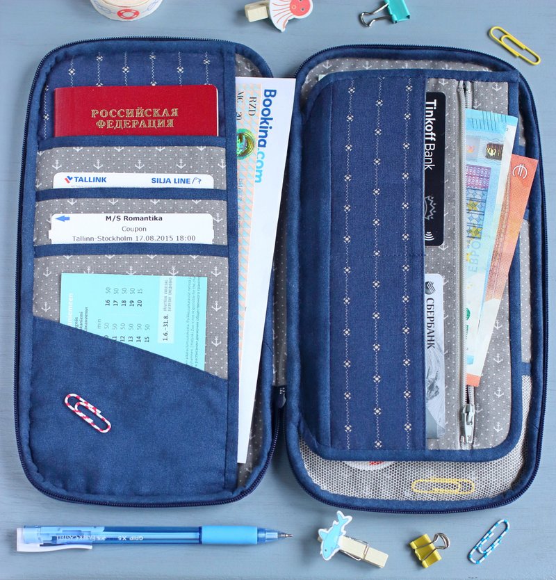PDF Travel Organizer Maxi Sewing Pattern - คอร์สงานฝีมือ/หนังสือคู่มือ - วัสดุอื่นๆ 