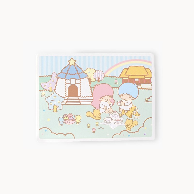 【漫遊台灣 X 三麗鷗】雙星仙子明信片+行李箱貼紙(中正紀念堂) - 卡片/明信片 - 紙 