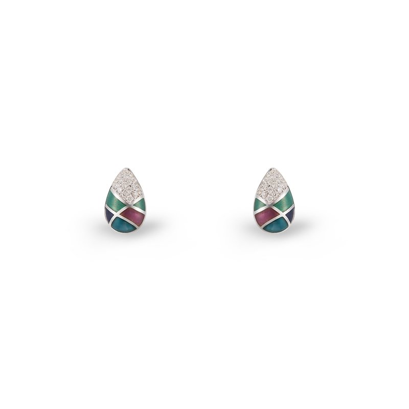 【Nichée h.】Lady Bonbons - Earrings & Clip-ons - Precious Metals Multicolor
