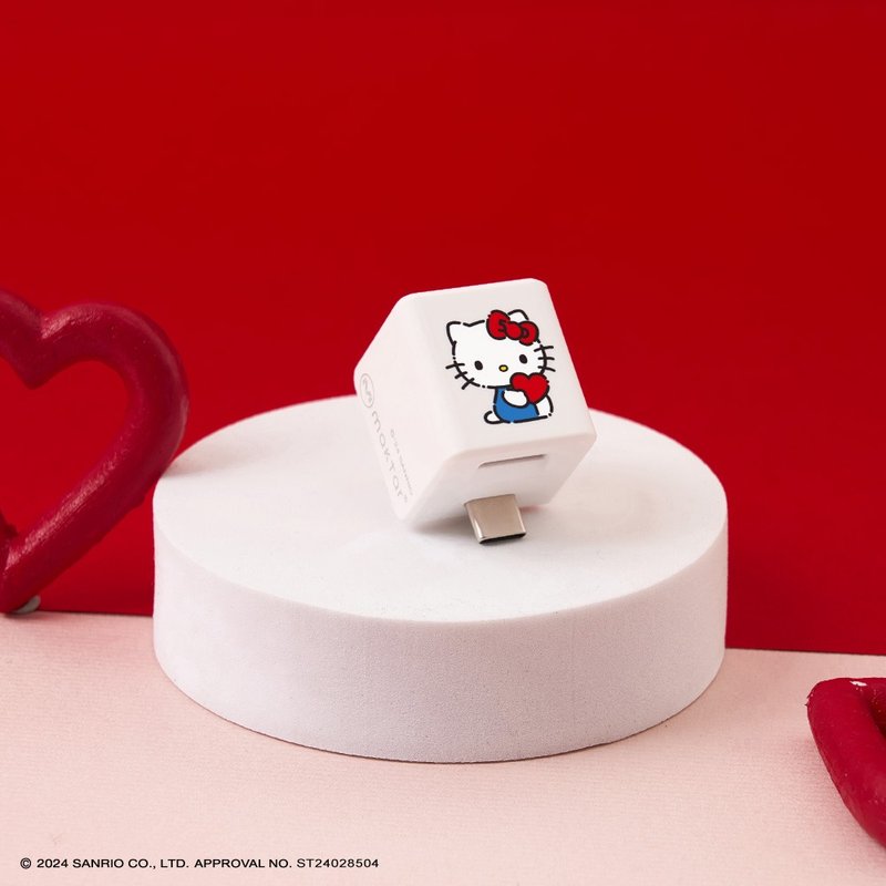 Maktar QubiiDuo USB-C Backup Tofu Hello Kitty 50th Anniversary Limited Edition - USB Flash Drives - Plastic 