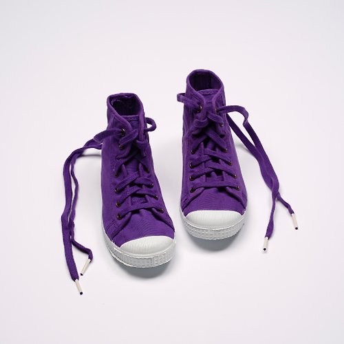 CIENTA 西班牙帆布鞋 西班牙帆布鞋 CIENTA 61997 45 紫色 經典布料 童鞋 高筒