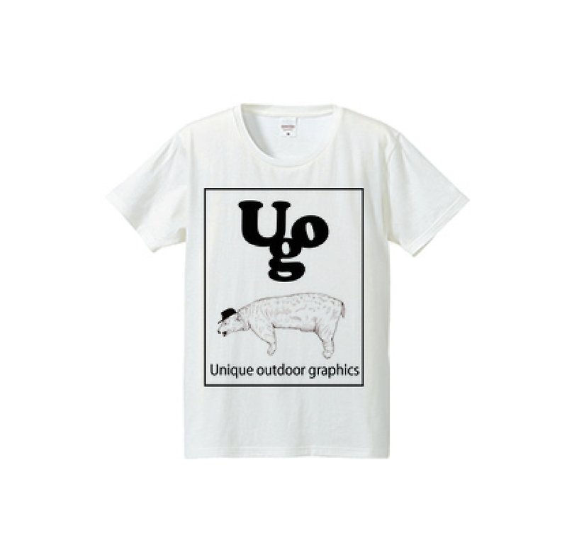 UOG classic bear (4.7oz T-shirt) - Men's T-Shirts & Tops - Cotton & Hemp White