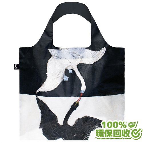 LOQI LOQI 環保材質購物袋-天鵝(無扣帶、無暗袋)