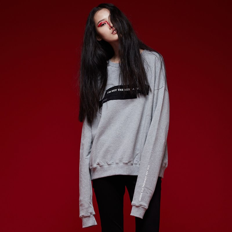 Just Me collection - longlong sleeved | - Women's Tops - Cotton & Hemp Gray