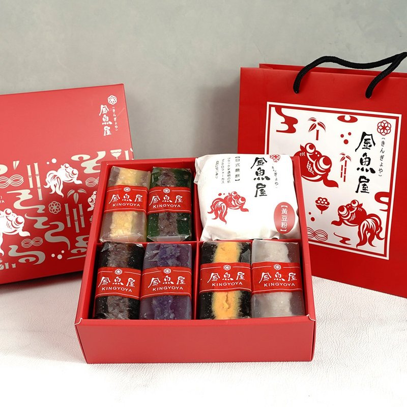 低卡低糖【招福中禮盒 B款】 - 蛋糕/甜點 - 新鮮食材 紅色