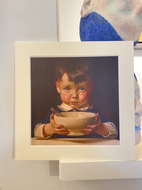 アメリカの1915年ヴィンテージケロッグシリアルの子供向け広告イラスト