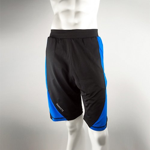 Ultracool-cool feeling two-in-one sports shorts (male)-black