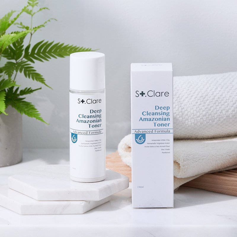St.Clare 聖克萊爾 亞馬遜白泥毛孔緊膚水150ml - 化妝水/保濕 - 其他材質 白色