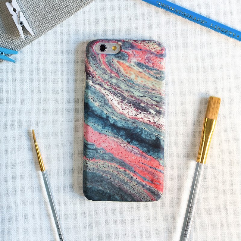 Pink-orange and green-blue Abstraction. Matte Case (iPhone, HTC, Samsung, Sony) - Phone Cases - Plastic Multicolor
