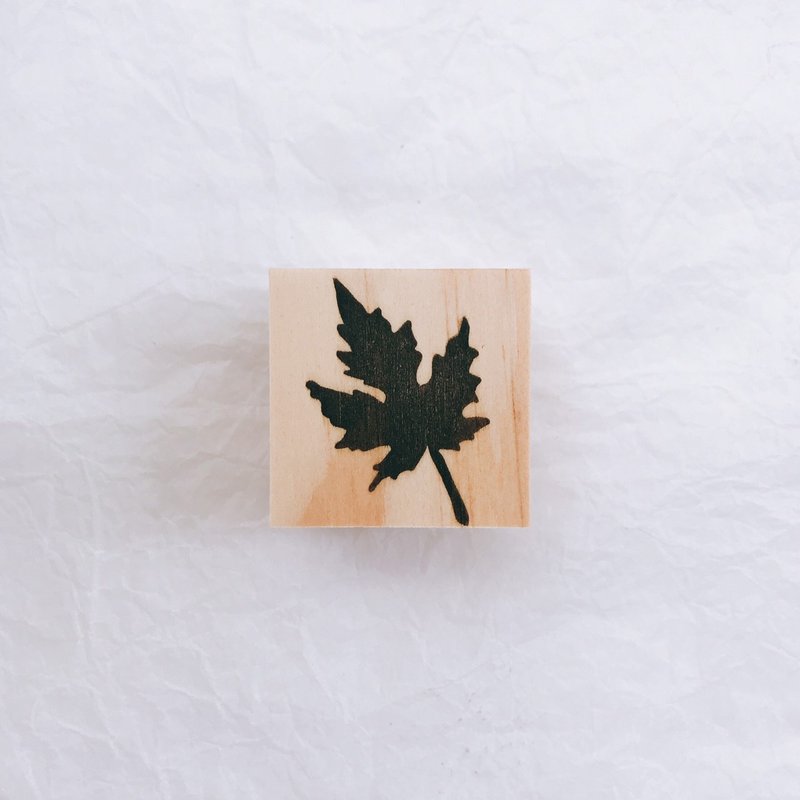 L-Maple Leaf Hand Stamp - ตราปั๊ม/สแตมป์/หมึก - วัสดุอื่นๆ 