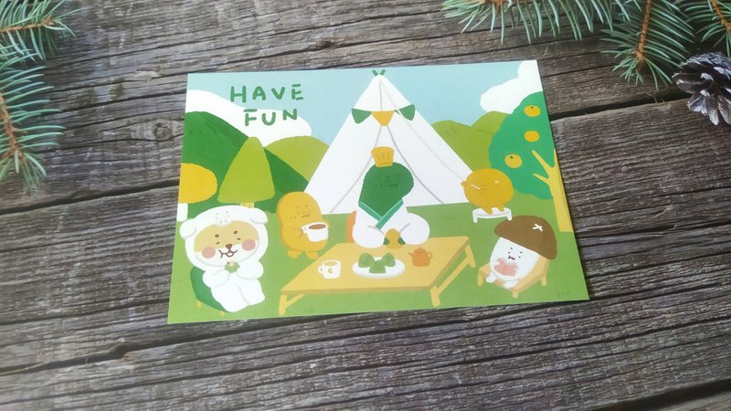 Camp together - Cards & Postcards - Paper 