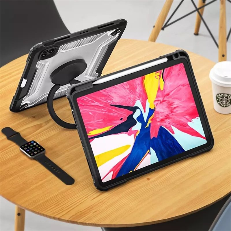 Mecha Rotative Stand Case for iPad/ 10.2''&10.5'' - Tablet & Laptop Cases - Plastic 