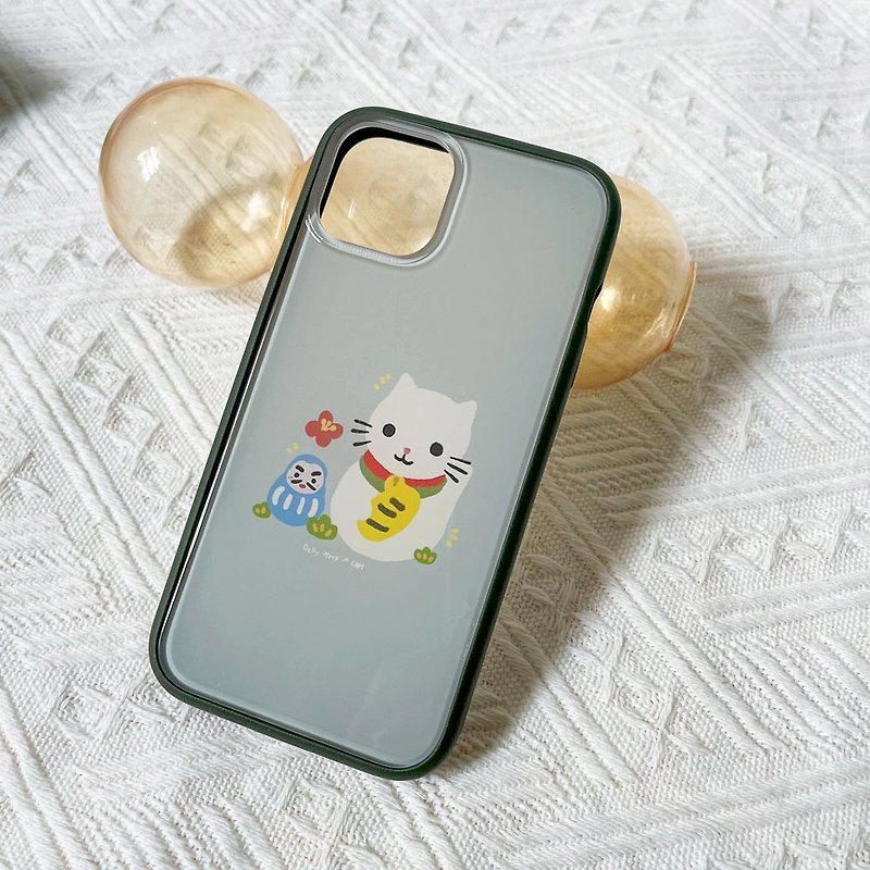 Mobile Phone Case | Big Cat, Kitty and Dharma Lucky Rhino Shield - Five Customized Gifts - Phone Cases - Other Materials 