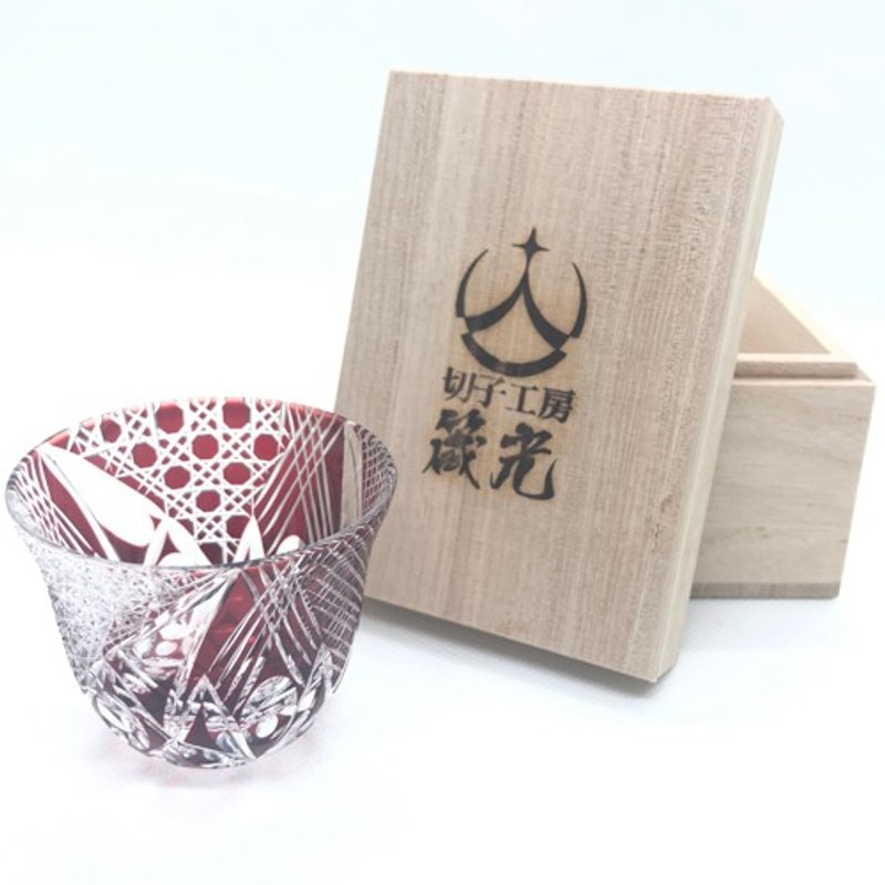 Sake cup - Flower lover of hope - Teapots & Teacups - Glass 